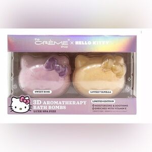 The Crème Shop x Hello Kitty 3D Aromatherapy Bath Bomb Duo